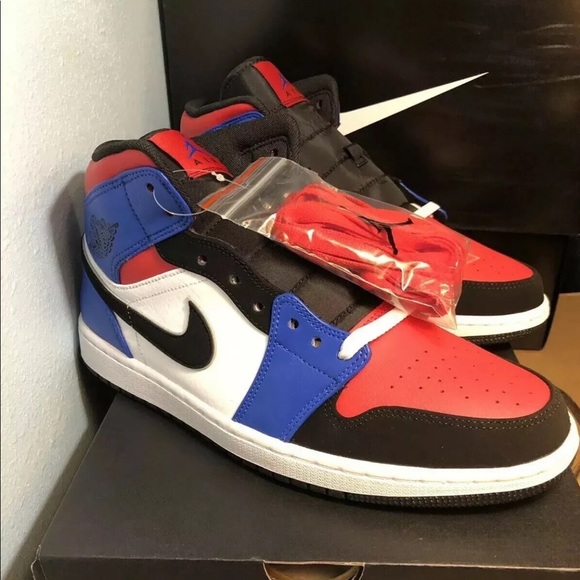 Nike Air Jordan 1 Mid Bred Top 3 - Picture 5 of 6